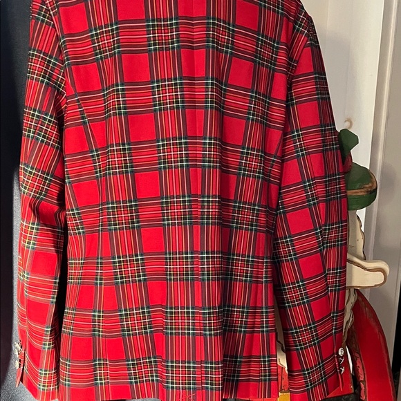 Nanette Lepore Red plaid blazer - Picture 9 of 16